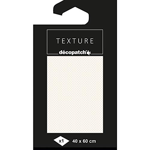 décopatch TD799C - 1 Bogen 40x60cm décopatch-Papier Motiv Texture, Muschel Gold von Decopatch