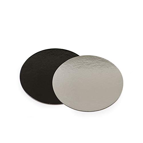 DECORA 0932560 TORTENPLATTEN IM Set Gold/SCHWARZ Ø 24 cm von Decora