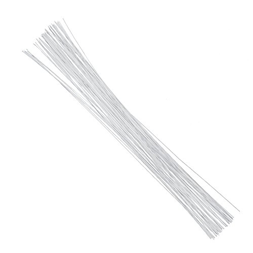 Decora 24 Gauge White Floral Wire 16 inch,50/Package by Decora von Decora