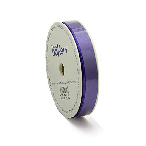 DECORA, Violett Doppeltes Satinband, 15 mm x 25 m, Tessuto von Decora