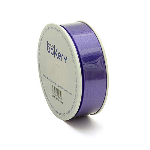 DECORA, Violett Doppeltes Satinband, 25 mm x 25 m, Tessuto von Decora