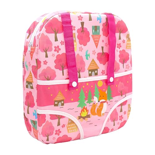 Decorhome Puppentrage-Rucksack – Tragetasche Vorne Und Hinten Mit Riemen | Lustiges Babydoll-Zubehör Mit Aufbewahrungstaschen Vorne | Passend Für 12-18 Zoll Große Amerikanische Puppen | Süßer Rucksack von Decorhome