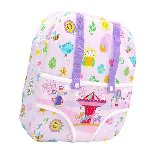 Decorhome Puppentrage-Rucksack – Tragetasche Vorne Und Hinten Mit Riemen | Lustiges Babydoll-Zubehör Mit Aufbewahrungstaschen Vorne | Passend Für 12-18 Zoll Große Amerikanische Puppen | Süßer Rucksack von Decorhome