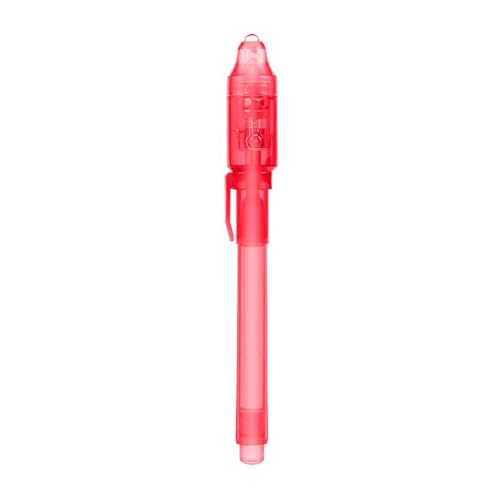 Decorhome Secret Pen – Lichtstift Mit Magischer Verschwindender Tinte | Geheimer Nachrichtenschreiber Mit UV-Licht | Unterhaltsame, Spannende Aktivität Für Kinder | Ideal Für Partygeschenke | Kreative von Decorhome