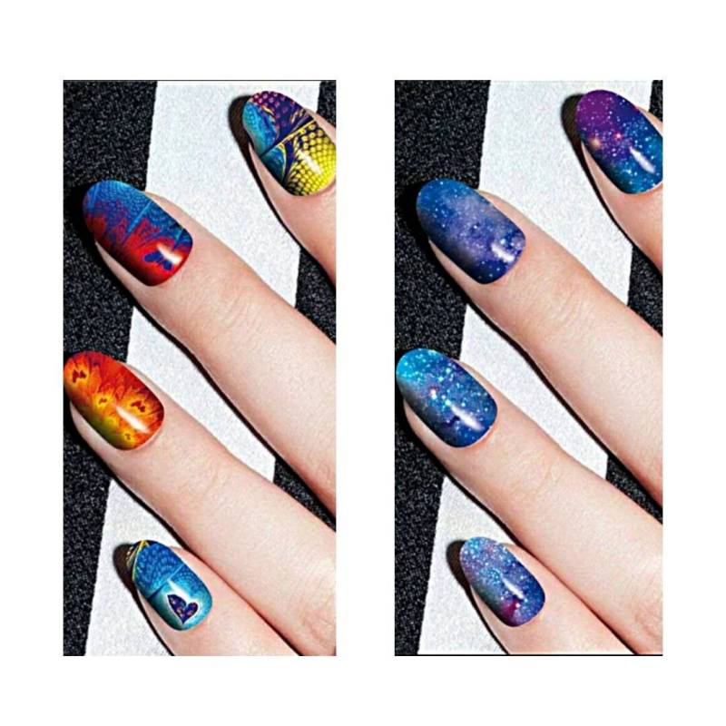 Duo Nail Wrap Art Sticker 2 Stück von Decorsbellacreation