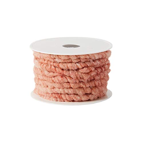 Wollstränge aus hochwertiger Schafswolle/apricot/Ø 10 mm / 10 Meter von Decpero