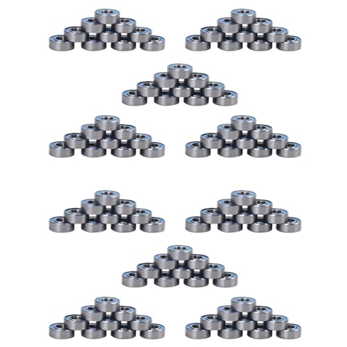 Decqerbe 100 Stücke MR115 Kugellager 5X11X4mm für Slash Stampede Rad von Decqerbe