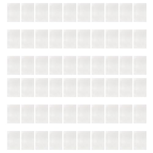 Decqerbe 60 Stück Papier-Bilderrahmen für 10,2 x 15,2 cm große Fotos, stehender weißer Karton-Bilderrahmen mit Staffelei, Bastelrahmen von Decqerbe