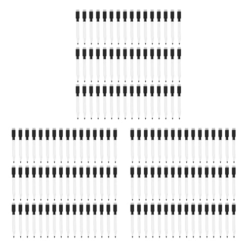 Decqerbe Magnetischer Whiteboard-Stift, löschbarer Marker, 144 Stück, Whiteboard-Marker, trocken abwischbar, Marker mit Radierkappe, Schwarz von Decqerbe