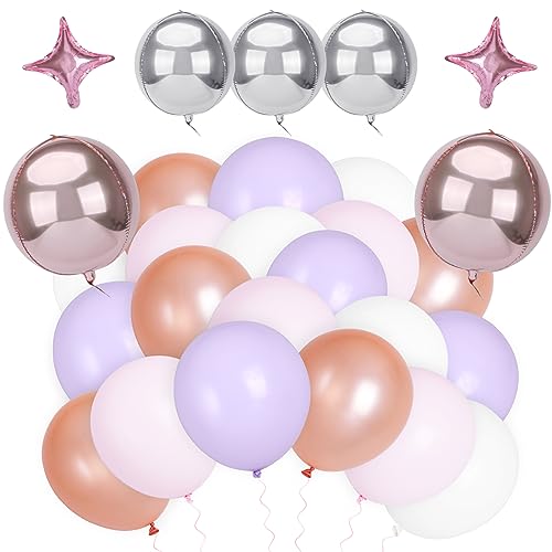 Deeplee Luftballons, 100 Stück Macaron-Latex-Luftballons für Geburtstagsfeiern, Babypartys, Taufen, Hochzeitsdekorationen von Deeplee