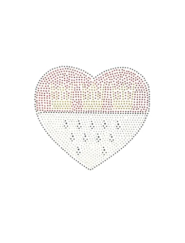 Bügelbild Köln Herz-Wappen aus Strass 12cm Bügelbild Köln Herz-Wappen aus Strass 12cm von Deiters