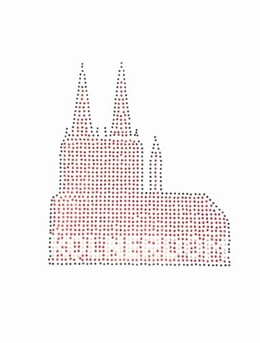 Bügelbild Kölner Dom aus Strass 12cm Bügelbild Kölner Dom aus Strass 12cm von Deiters