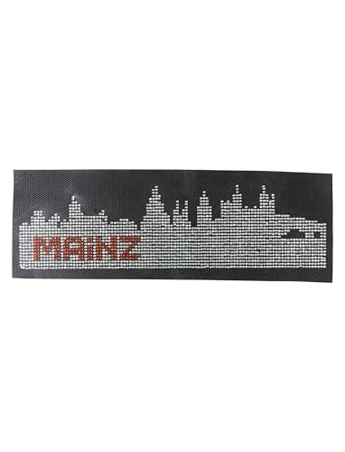 Deiters Bügelbild Mainz Skyline aus Strass von Deiters