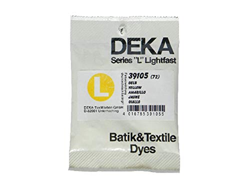 NEU Textilfarbe/Batikfarben/Stoff-Färbefarben, Serie L, 10g, Scharlach von Deka Textil-Farben GmbH