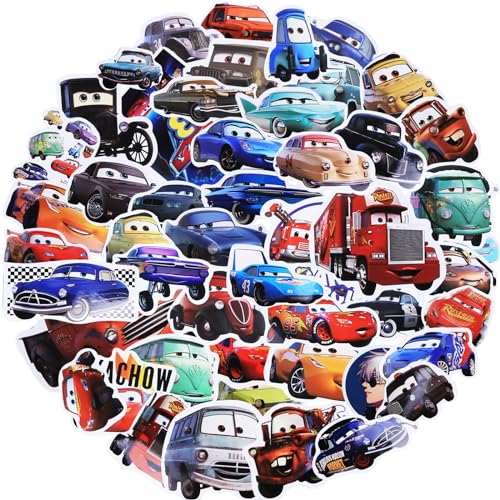 100 Stück Car Sticker Kinder, Anime Sticker Kawaii Sticker, Wasserfester Vinyl Aufkleber für Laptop Scrapbook Skateboard Motorrad von Dekewe