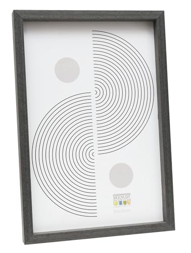 Deknudt Frames Bilderrahmen – Holz-Finish, Schwarz/Grau, sauber – FSC Mix – für Format 20 x 30 cm – zum Aufhängen oder Aufstellen Deknudt Frames Bilderrahmen – Holz-Finish, Schwarz/Grau, sauber – FSC Mix – für Format 20 x 30 cm – zum Aufhängen oder Aufstellen von DEKNUDT