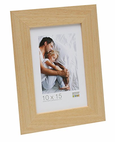 Deknudt Frames S226H1 Bilderrahmen 20x20 Basic, breit, Naturfarbe, Holz Holz Fotokader von Deknudt Frames