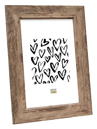 Deknudt Frames S48SH3 Bilderrahmen, Holz, 10 x 15 cm, Braun von Deknudt Frames