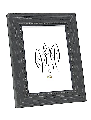 Deknudt S46KF2_13.0x18.0 Bilderrahmen, Holz, 13 x 18 cm, Schwarz von Deknudt Frames