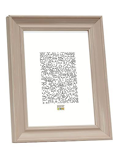 Deknudt S46LF3_18.0x24.0 Bilderrahmen, Holz, 18 x 24 cm, Beige von Deknudt Frames