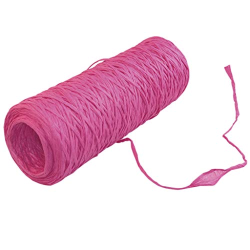 Funny-Paper-Twine - Papierschnur - gefärbt - Dekoband - Bastelband - Geschenkband - Fuchsia - 3 mm Breite - 270 m Länge ca. 300 g - 22227-3-270-40 von Deko AS GmbH