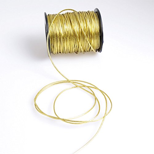 Kordel"Cordonnet" rund - gold - 2mm - 50m - A 862 von Deko und Band