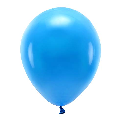 10 Stück ECO-Luftballons Pastell in Blau 30cm von DekoHaus