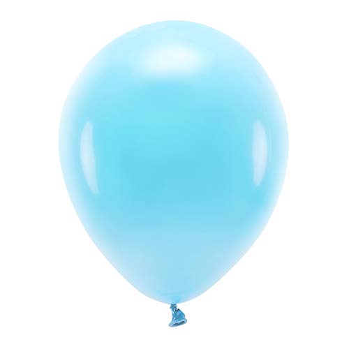 10 Stück ECO-Luftballons Pastell in Hellblau 30cm von DekoHaus