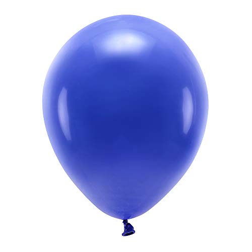 10 Stück ECO-Luftballons Pastell in Marineblau 30cm von DekoHaus