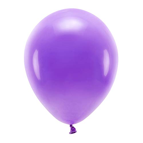 10 Stück ECO-Luftballons Pastell in Violett 30cm von DekoHaus