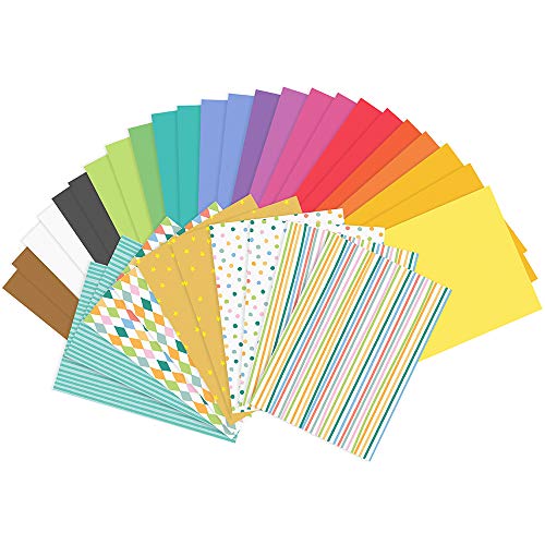 34 Blatt Ton-Papier DIN-A4 Farbmischung Zubehör zum Basteln DIY von DekoHaus