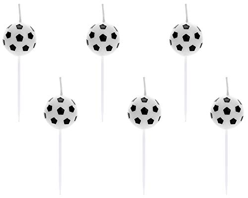 6 Stück Geburtstagskerzen Ball Höhe 2,5 cm Kuchenkerzen Tortendekorationen von DekoHaus
