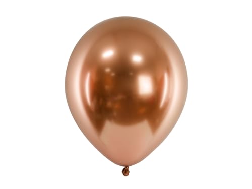 Glossy-Ballons, kupfer, Ø 30 cm, 50er-Pack von DekoHaus