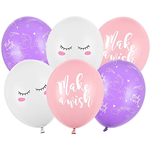 Luftballons Set Einhorn Farbmischung 30cm Partyzubehör von DekoHaus