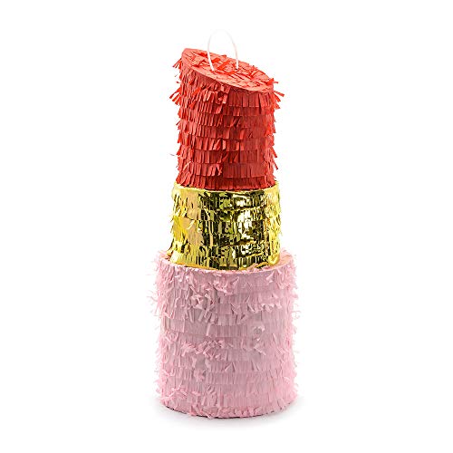 Piñata Lippenstift 20x54x20cm Partyzubehör von DekoHaus