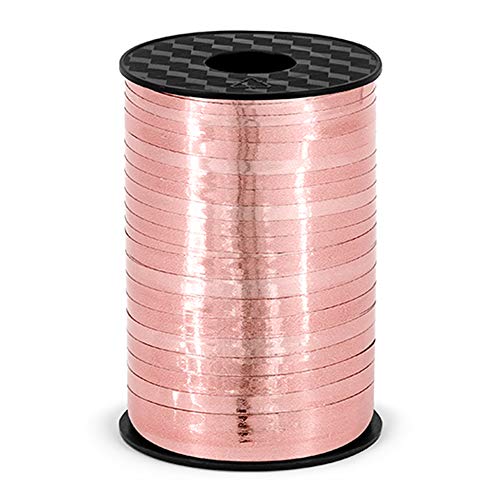 Polyband in Roségold 5mm/225m Geschenkband von DekoHaus