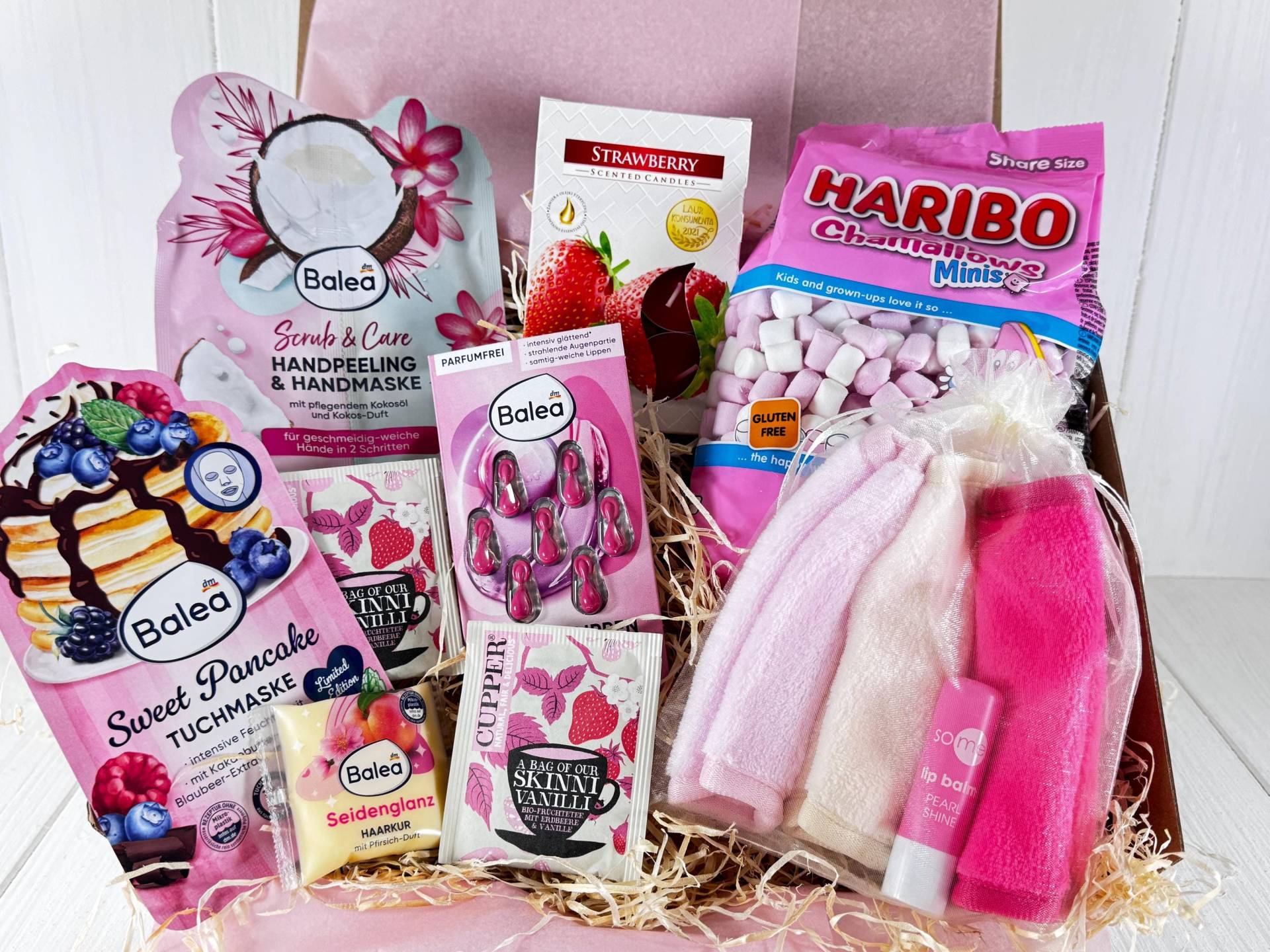 Geschenkbox Beauty in Der Box Freundin Muttertag Geburtstag Rosa von DekoJahreszeit