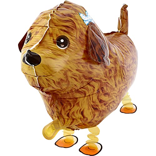 DekoRex Airwalker Walking Pets Folienballon Tier Ballon Deko (Pudel) von DekoRex