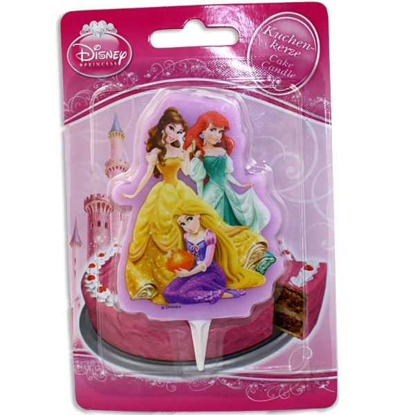 Disney Princess Kuchenkerze, sehr eindrucksvolle Figurenkerze, 10x1cm von Dekoback GmbH