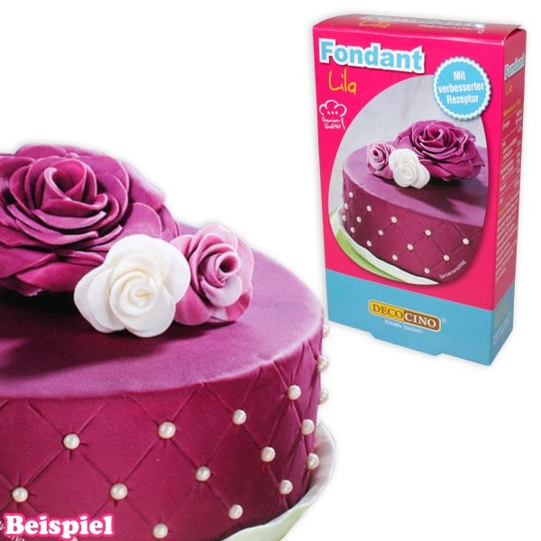 Rollfondant lila, 250g Zuckermasse zum Modellieren für Fooddeko von Dekoback GmbH