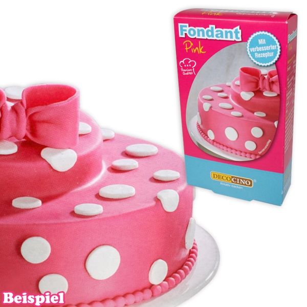 Rollfondant pink, 250g Zuckermasse zum Verkleiden von Torten wie Profis von Dekoback GmbH