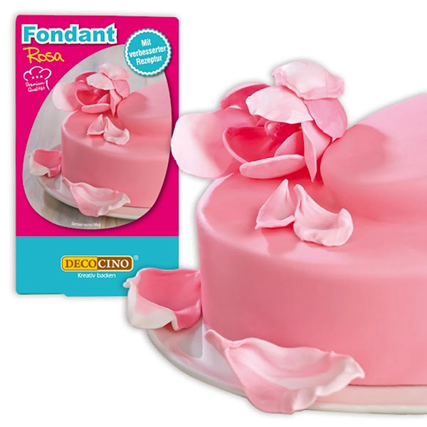 Rollfondant rosa, 250g Zuckermasse zum Verkleiden von Torten/Kuchen von Dekoback GmbH