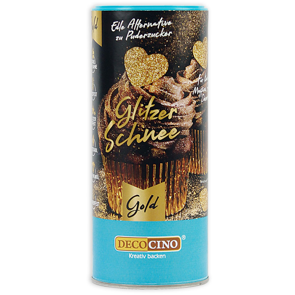 Essbarer Glitzer-Schnee in Gold, 100g von Dekoback