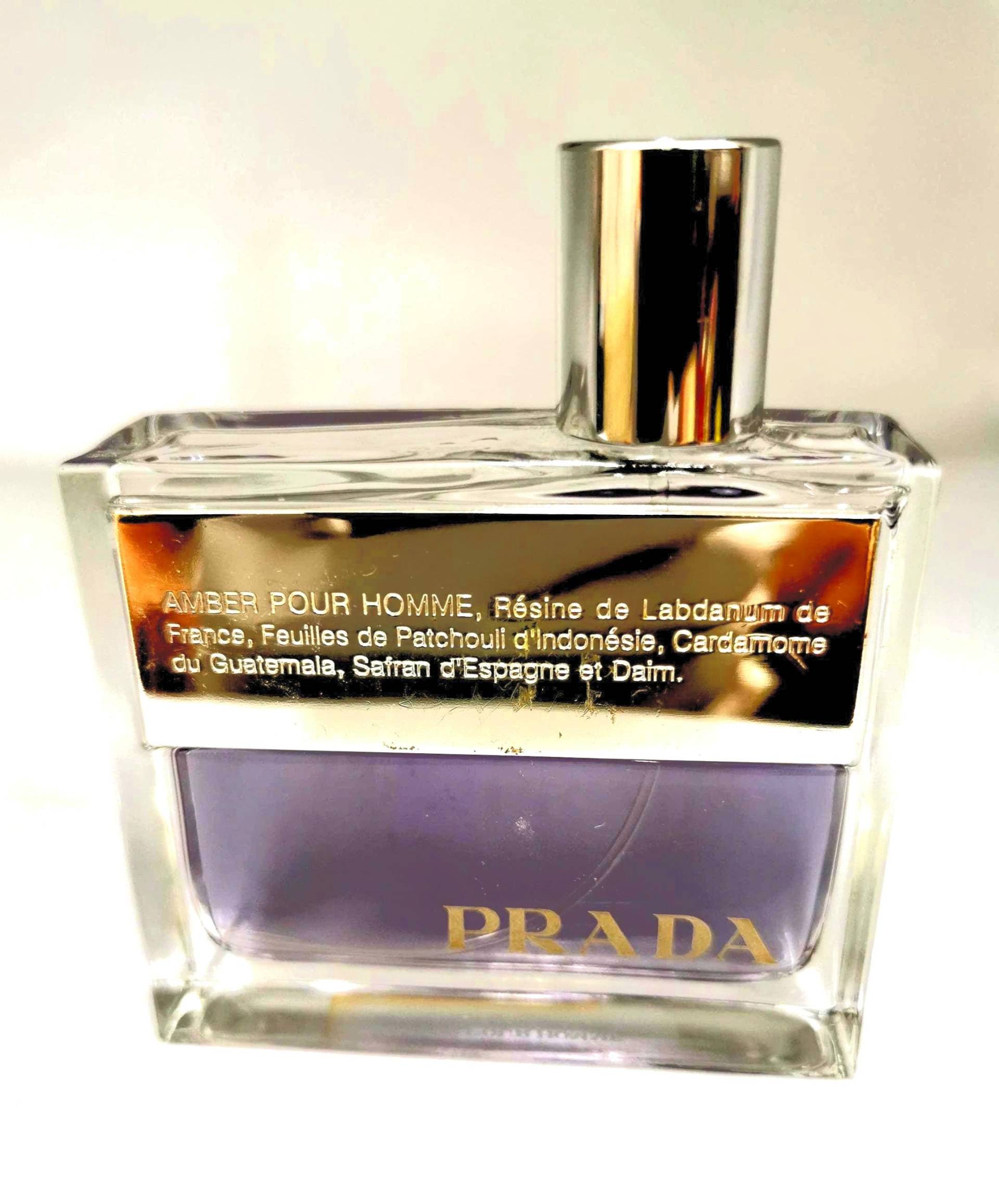 Prada Amber Pure Homme 50 Ml, Eau De Toilette, Gebraucht Mit Leichten Kratzern, Füllstand Ca 80 %, Ohne Ovp von Dekofisch