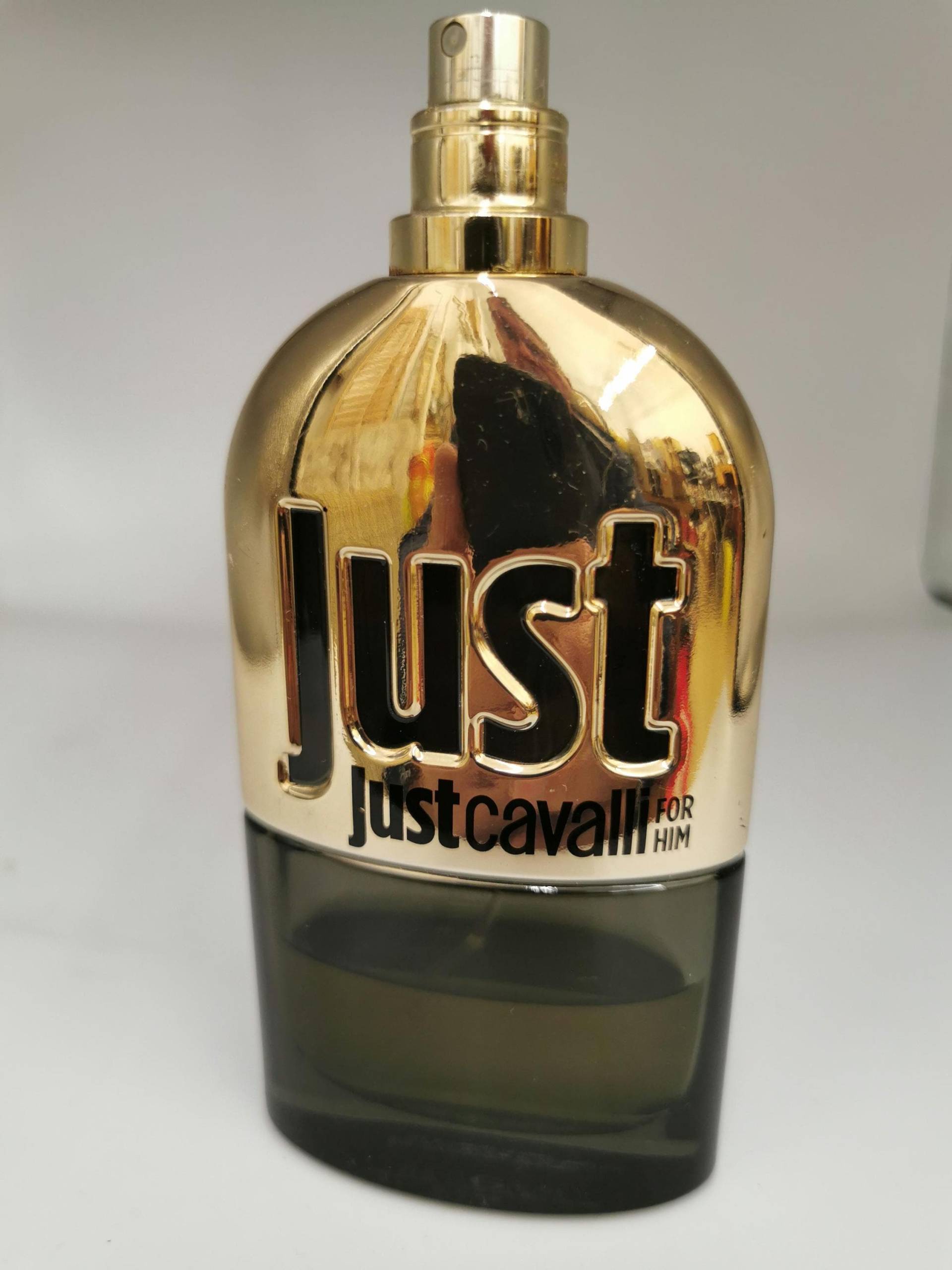 Roberto Cavalli Just For Him Eau De Parfum 90 Ml Gebraucht Verpackung Nicht Vorhanden, Füllstand Ca 25 % von Dekofisch