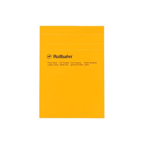 Delfonics Rollbahn Linierter Notizblock: 5-1/2 in. x 7 in. (Gelb) / B6 notizbuch von Delfonics