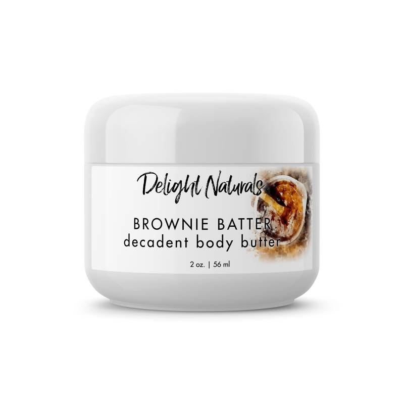 Delight Naturals Brownie Batter Decadent Body Butter - 4 Flüssigunzen von DelightNaturals