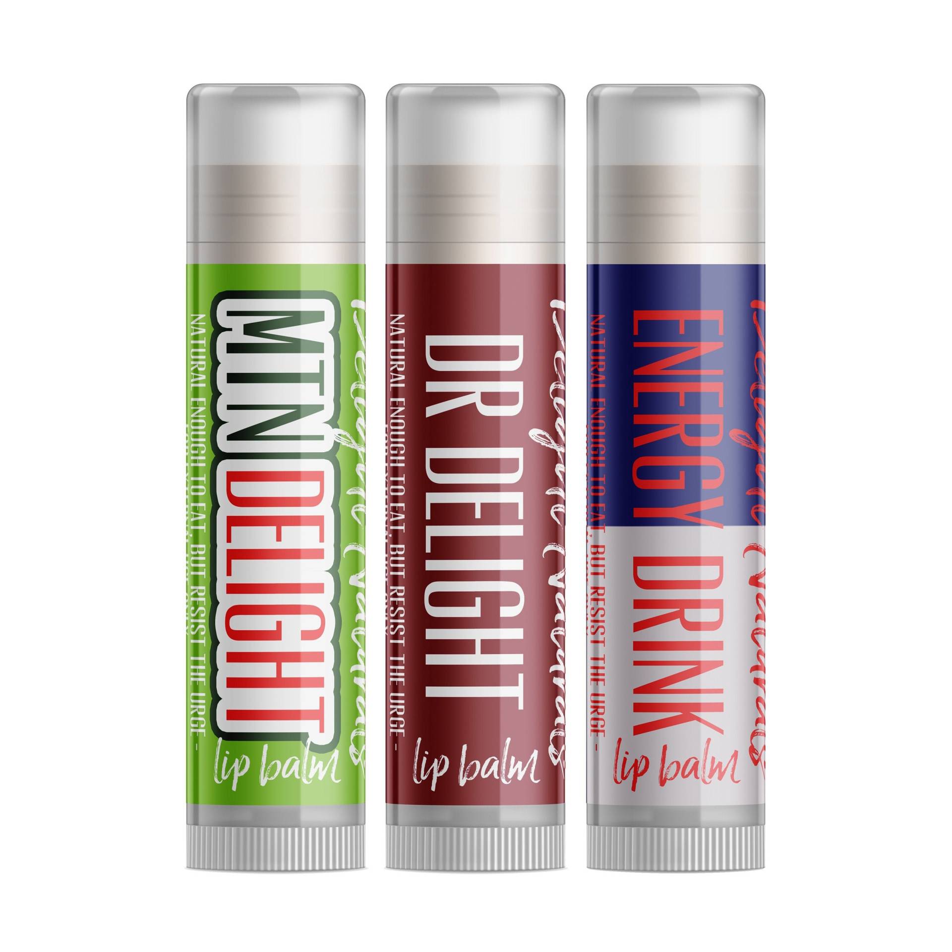 Delight Naturals Caffeine Rush Lippenbalsam Set von DelightNaturals