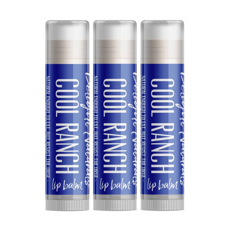 Cool Ranch Lip Balm - Dreierpack von DelightNaturals