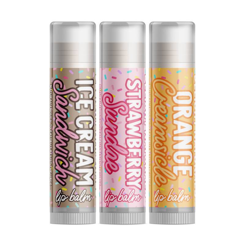 Delight Naturals Eiswagen Lippenbalsam Set von DelightNaturals